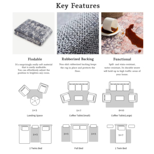 Dễ Thương Tùy Chỉnh Tufted Thảm Bàn Phím Thảm Với Cọc Cao Chiều Cao Phong Cách Hiện Đại Latex Ủng Hộ Cho Trang Trí Nội Thất Được Thiết Kế Cho Homer 3D - Product Image 6