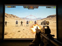 Jeu de tir interactif multijoueur à projection sur grand écran, simulateur de projection de cibles de chasse à longue distance personnalisable