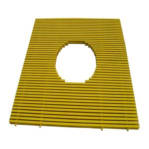 Rejilla de Fibra de Vidrio TOPFRP TOP611 de Alta Calidad, Rejilla de Pultrusión Moldeada, Servicio de Corte Suave - Product Image 4