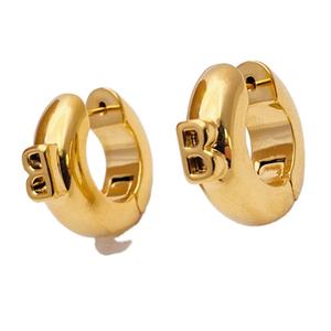 RTS B di modo delle donne degli <span class=keywords><strong>orecchini</strong></span> placcato oro reale <span class=keywords><strong>orecchini</strong></span> della boemia dell'annata del commercio all'ingrosso <span class=keywords><strong>orecchini</strong></span> a cerchio in oro - Product Image 1