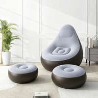 Pouf triangulaire en tissu pour salon, siège au sol, fauteuil individuel, mobilier d'intérieur