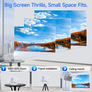 EU Magcubic Portable <b>Projector</b> HY310X <b>Android</b> 14 1080P with Built-in Speakers Laser Technology From OEM Factory Outdoor Use - Product Image 3