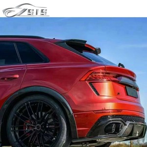 Kit de carrocería de coche de fibra de carbono RSQ8 <span class=keywords><strong>ABT</strong></span> apto para labio delantero RSQ8 sobre guardabarros difusor trasero puntas de escape RSQ8 <span class=keywords><strong>ABT</strong></span> parachoques - Product Image 4