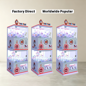 Distributeurs automatiques de capsules de jouets pour enfants Fun Lucky Twist, machine à monnayeur pour centre commercial - Product Image 1
