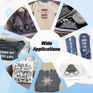 Guangyintong fogli Htv in PVC ad alta temperatura pellicola adesiva in vinile per carta a trasferimento di acqua fredda indumenti per camicia lavabili - Product Image 6