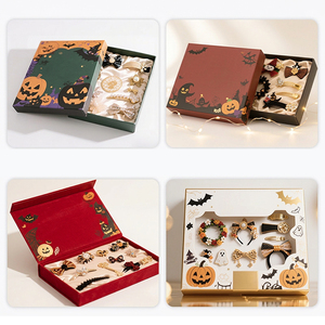 Caja de Regalo de Lujo para Pinzas de Pelo, Material de Papel Personalizado, Impresión UV Offset, Empaque de Alta Gama para Regalos de Cumpleaños y Festivales - Product Image 2