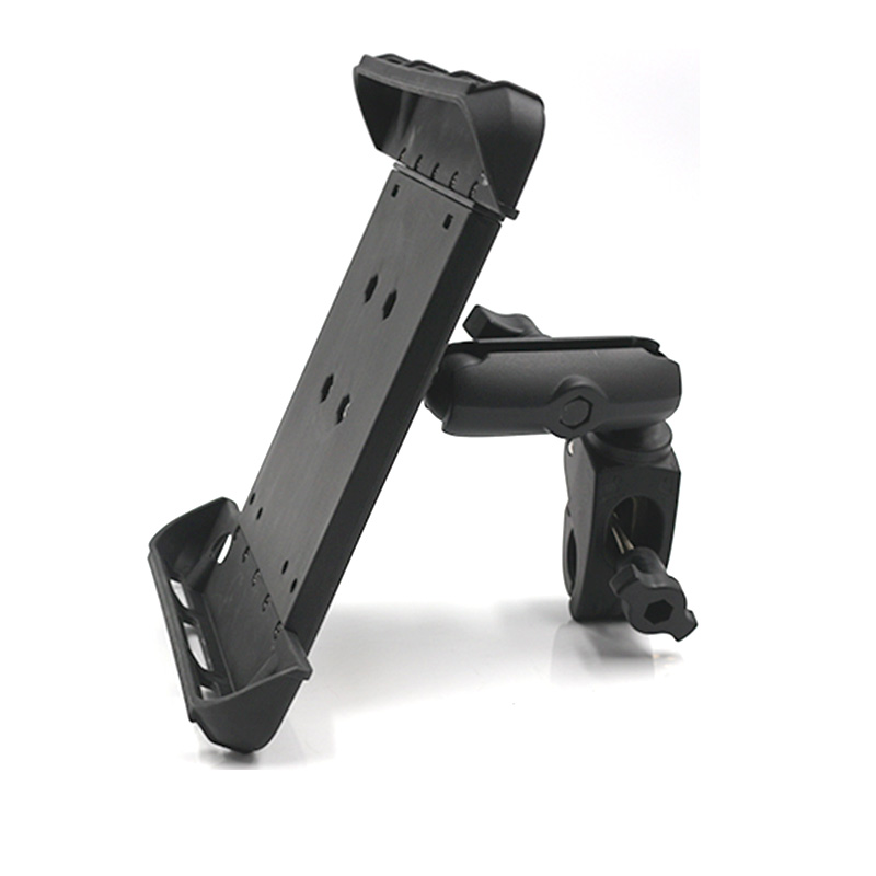 8-9.7 inches Bike Tablet Holder Mount for Spinning Bike, Motorcycle, Treadmill, Microphone Stand, Bicycle