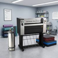 Machine de nettoyage automatique de tapis et de moquettes avec réservoir sous pression et séchoir pour lavage automobile, hôtels et gymnases