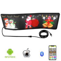 Panneau d'affichage LED, messages numériques défilants, écran LED flexible, USB 5V, panneau publicitaire LED pour magasin, panneau d'affichage