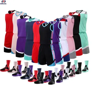 Oemlinks Sublimatie Foto 'S Ontwerp Plus Size Basketbal Jersey Uniform