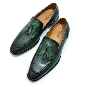 2025 Mocasines Vintage con flecos de estilo inglés más vendidos para hombres-Zapatos profesionales e informales para talleres de artesanía - Product Image 1