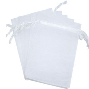 Solid Color Organza Drawstring <b>Bags</b> Wholesale <b>Gift</b> Pouches for Jewelry <b>Christmas</b> Candy Packaging - Product Image 2