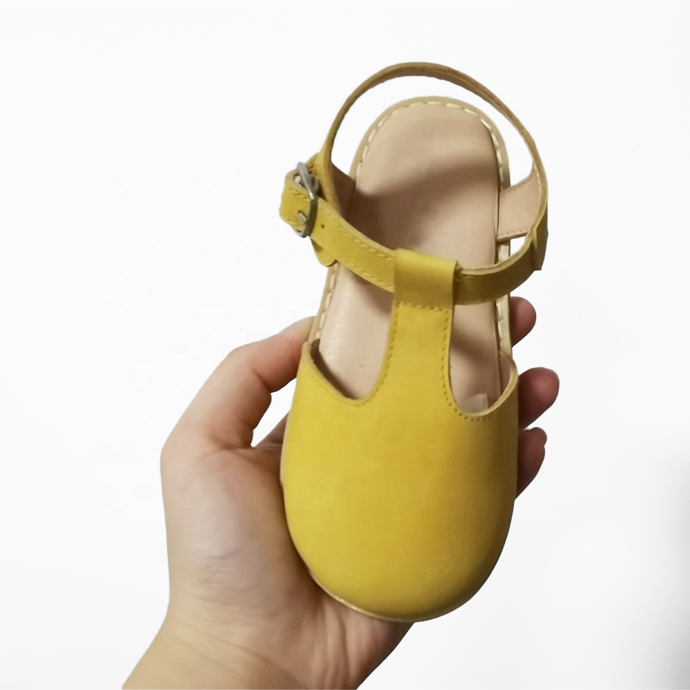 Топ воск кожаная обувь оптовая продажа пользовательские дизайнерские модные детские летние пляжные сандалии на плоской подошве для девочек и мальчиков