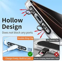 Lanière universelle pour téléphone portable à double boucle, sangle de poignet anti-perte pour extérieur, clips en acier inoxydable, bandoulière longue 130 cm