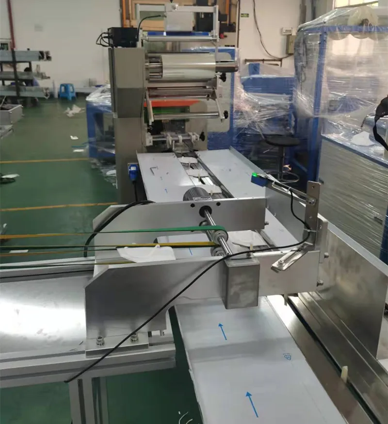 Fully automatic 3 ply mask and KN95 individual mask pouch packing machine