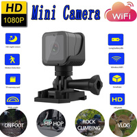 Mini Cámara IP HD 1080P CS03, Pequeña Cámara Deportiva para Exteriores, Inalámbrica, WIFI, P2P/AP, Visión Nocturna por Infrarrojos, Detección de Movimiento, Videocámara M01
