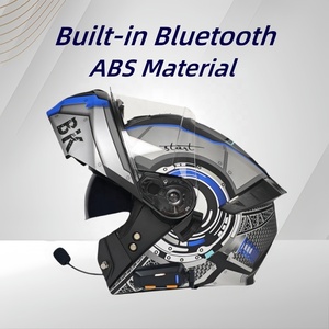 Produits phares : Casques <span class=keywords><strong>de</strong></span> moto unisexes ABS, casques modulables avec <span class=keywords><strong>Bluetooth</strong></span> pour l'hiver, personnalisation du logo, fabrication sur mesure - Product Image 2