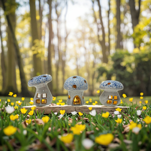 <span class=keywords><strong>Casa</strong></span> in ceramica con LED o portacandele per decorazione da tavolo Tealight per oggetti decorativi primavera e pasqua - Product Image 5