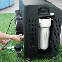 Enfriador de agua de baño de hielo de 1 HP con filtro para recuperación atlética de baño de hielo
