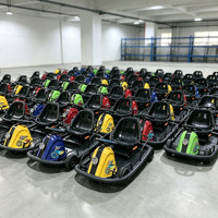 Kart électrique Crazy Cart avec moteur brushless 350W, fabriqué en usine OEM, avec minuteur commercial, pour drift, destiné aux parcs d'attractions