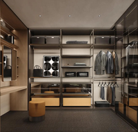 Armoire moderne en bois massif à 4 portes avec rangement pour chaussures, tringle de suspension et étagères - Meuble de chambre durable, ensemble de décoration intérieure