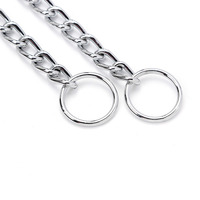 Colliers de dressage pour chien en métal, collier à étranglement pour chiens de petite, moyenne et grande taille, Pitbull, Bulldog, collier en acier inoxydable résistant, collier à glissière pour chien, collier chinois