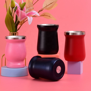 Mug à thé isotherme fantaisie imprimé 8oz, vente en gros, en acier inoxydable 304, gourdes à Yerba Maté 230ml, tasse à café et thé - Product Image 4