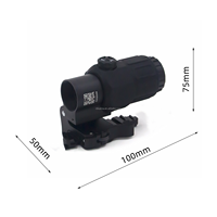 Tactical Sight Combo 558 Holographic Red Dot Scope with 3X Magnifier G33 Hunting Scope Aluminum Alloy QD Mount
