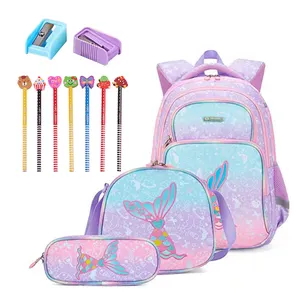 Back to School Supply Kit Essentials Box Bundle School Essentials Fish Schoolbag Pencil Sharpener School Supplies for Kids