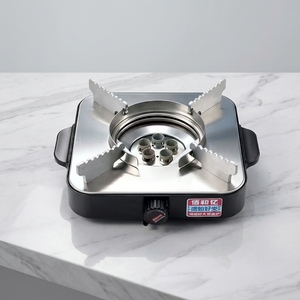 Deyanhaohuo Chauffage portable à mazout sans conduit pour réchauffer les aliments en intérieur, 2 heures de chauffe, couleur argent - Product Image 1