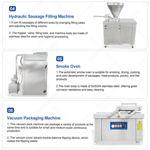 Máquina Automática para Hacer <span class=keywords><strong>Chorizo</strong></span> OCEAN, Línea de Producción de Salchichas para Pequeñas Empresas, Precio Competitivo - Product Image 4