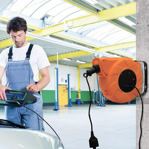 Avvolgicavo Elettrico Automatico a Molla 15m (13+2) per Elettrodomestici, Spina AU DC, Materiale Gomma, Conduttore in Rame, Tensione 250V - Product Image 4