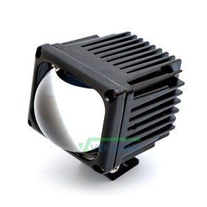 Projecteur LED extérieur anti-brouillard/phares de route carré à lentille, faisceau puissant, pour voiture, moto, vélo électrique, vélo, étanche IP67 - Product Image 1