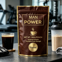 Mélange d'infusion botanique Maca Man Power, café, complément alimentaire, soutien énergétique, 18g, marque privée pour hommes adultes, femmes enceintes