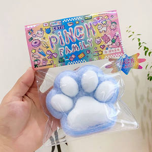 Jouets en forme de patte de chat en TPR souple, anti-stress, jouets de décompression, jouets amusants à pincer et à presser, jouets Mochi pour enfants - Product Image 6