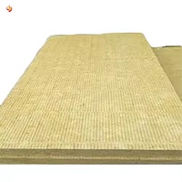 Panneau d'isolation murale en laine de roche carrée de style moderne 50 mm pour la protection extérieure contre la chaleur et le feu