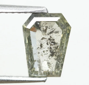 เพชรสำหรับตัดเป็นรูปโลงศพธรรมชาติสวยงาม1.51สำหรับแหวนหมั้นเพชรหายาก8.08X6.18มม. 100% ธรรมชาติ - Product Image 4