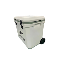 Glacière de transport de sang en plastique pour l'extérieur Boîte à glace étanche Boîte à glace de rangement pour camping Boissons Pêche