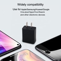 Cargador de Pared USB A de 5V 2A 10W con Enchufe Estadounidense, Certificado por FCC, CEC y DOE, para iPhone, Samsung y Teléfonos Móviles