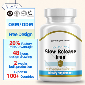 निजी लेबल रेड ब्लड सेल आयरन सपोर्ट धीमी रिलीज फेरस सल्फेट टैबलेट आयरन आहार पूरक - Product Image 1