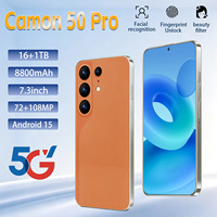 Téléphone portable Camon 50 Pro 5G, écran 7,3 pouces, 16 Go + 1 To de stockage, batterie de 8800 mAh, idéal pour la visualisation quotidienne de vidéos et la lecture multimédia à domicile
