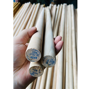 Nhà Máy Cung Cấp Tốt Đánh Bóng Straight 120X2.5 Tự Nhiên Chổi Bằng Gỗ Thanh - Product Image 5