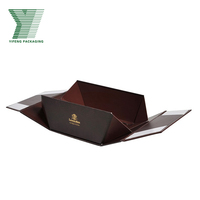 Boîte à fruits pliable de qualité supérieure, personnalisée, imprimée, de qualité alimentaire, boîte de rangement pour collations, boîte en papier pliable