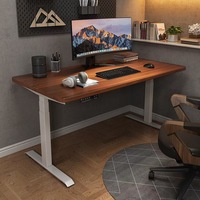 Bureau électrique blanc durable réglable en hauteur convertible pliable pour le travail, l'ordinateur portable et les jeux avec fonctions de stockage