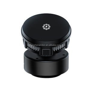 X19ยึดโทรศัพท์มือถือในรถยนต์คันแรกแบบหมุนได้360องศาพร้อมระบบระบายความร้อนในการชาร์จแบบไร้สายและไฟ LED - Product Image 1