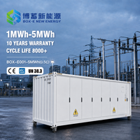 Système de stockage d'énergie par batterie liquide refroidie de 20 pieds, 5 MWh, en conteneur, 8000+ cycles pour les centrales électriques renouvelables