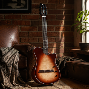 WCG370 Vente en gros Guitare électro-<span class=keywords><strong>acoustique</strong></span> Winzz à cordes en nylon 39 pouces - Product Image 2