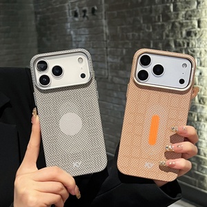 เคสโทรศัพท์แม่เหล็กแบบบางพิเศษลายคาร์บอนไฟเบอร์สำหรับ iPhone 18 14 15 16 17 Pro Max 17 Air  วัสดุ PC แข็ง ป้องกันแรงกระแทก - Product Image 2