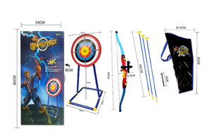 Juego de Arco y Flecha de Plástico para Niños, Juguete de Caza al Aire Libre con Objetivo - Product Image 6