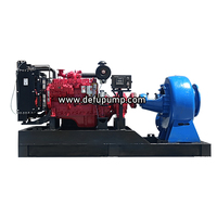 Pompe à débit mixte à moteur diesel 432 m³/h, basse pression, OEM personnalisée, haute capacité, pour l'assainissement des eaux propres